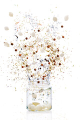 Blast of pickled onion cupping-glass