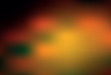 Dark Orange vector blurred template.