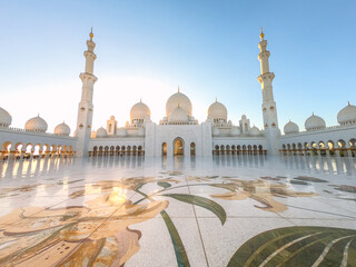 Grand  mosque Abu Dhabi Emirates 