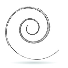 spiral grunge vector