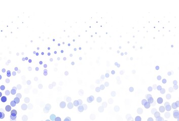 Fototapeta na wymiar Light Purple vector backdrop with dots.