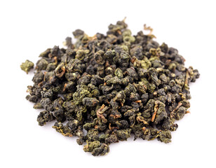 Oolong Tea isolated on a white background