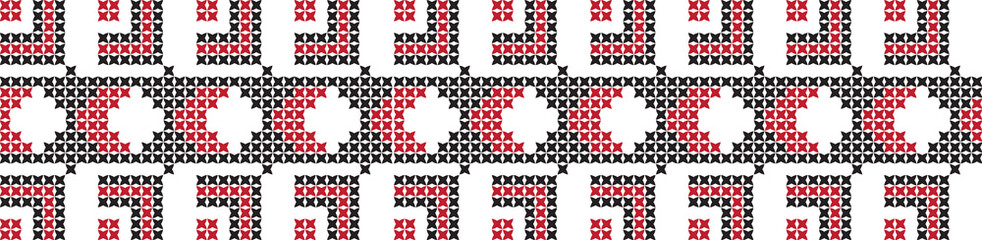 Abstract geometric pattern background with hexagonal and triangular texture. Black and white seamless pattern. Simple minimalistic pattern