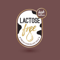 Lactose free icon : Vector Illustration