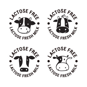 Lactose free icon : Vector Illustration