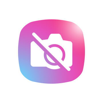 No Camera - Mobile App Icon