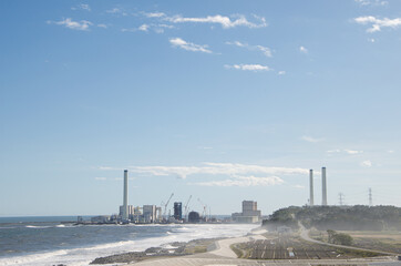 Obraz premium Fukushima Disaster Nuclear Plant in Japan