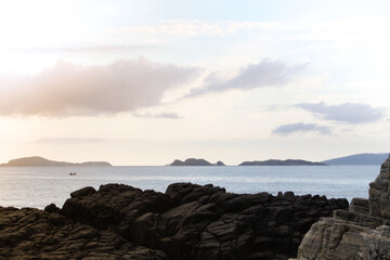 End of the day in Ferradura Beach (Buzios