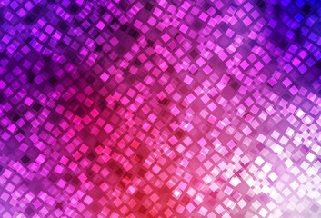 Light Pink, Red vector texture in rectangular style.