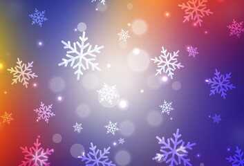 Dark Blue, Red vector texture in birthday style.