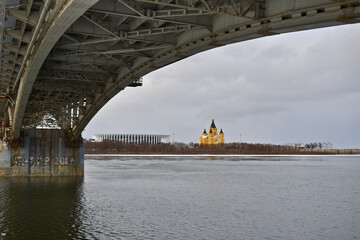 Nizhny Novgorod. river, bridge