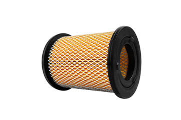 Auto parts accessories : Oil , fuel or air filter for engine car isolated on white background.