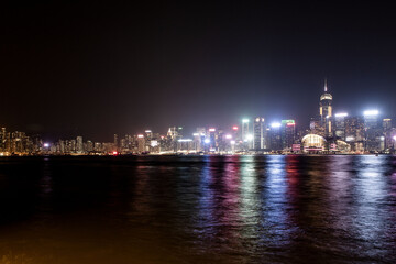 Fototapeta na wymiar Hongkong nights 02
