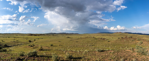 Mongolian Steppes and Mountains