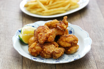 karaage, japanese fried chicken