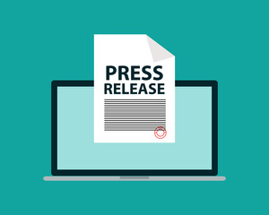 press release vector illustration, announcement