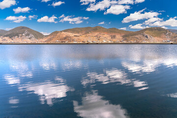 The beautiful view of the Yila Grassland of Napa Lake in Shangri-La on Tibet