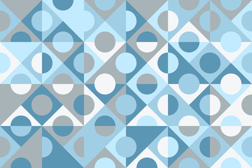 Subtle Colored Abstract Vector Pattern Design With Simple Geometric Shapes