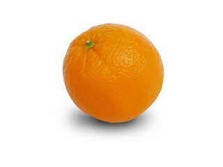 Fresh orange on a white background