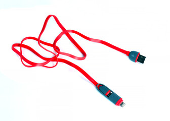 red usb wire
