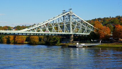 Obraz premium Stahlbrücke 