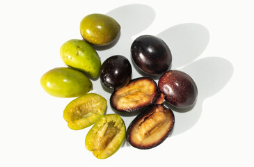 Aceitunas partidas