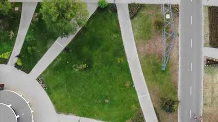 People enjoying a quiet summer afternoon in Hajdúnánás - by drone.