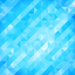 Obraz premium blue bright abstract triangles background stock vector illustration.