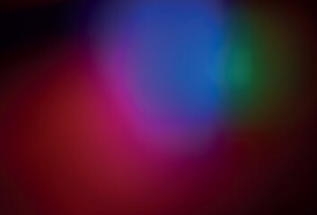 Dark Multicolor vector colorful blur background.