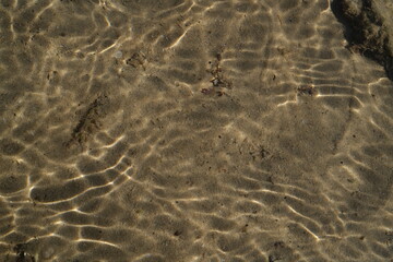 sunlight reflections on the sea