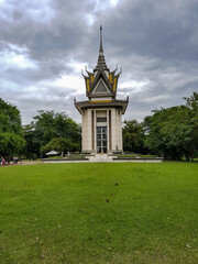 Temple shrine at the green park in phnom penh