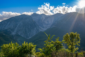 Fototapeta premium Beautiful and quiet nature landscape.