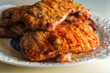 Grilled Porkchops Dinner