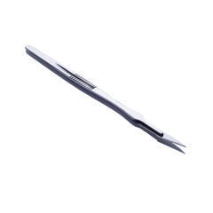 modern scalpel with removable blade, isolate on white background