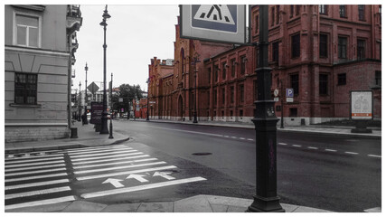 street in the city