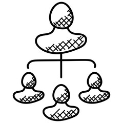 
A person with outward arrows symbolising opportunities
