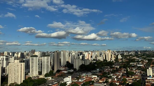 Time-lapse of the city of Sao Paulo, Itaim Bibi district, Brazil. 