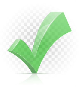 icon check yes mark sign graphic elements for design vector illustration