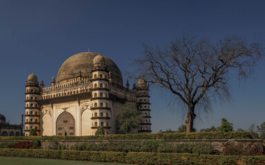 Golumbumbaz tomb with one of the largest domes in the world, Bijapur, India