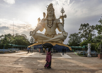 The Lord Shiva Statue is an 85 feet tall statue of Lord Shiva that was erected in Vijayapura on Sindagi Road
