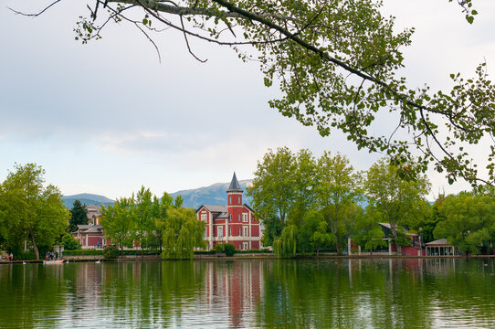 Puigcerda lake.