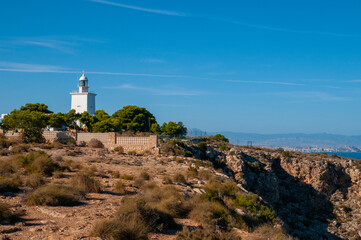 Fototapeta na wymiar Santa Pola lighthouse