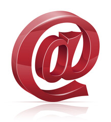 Fototapeta premium icon email mark sign graphic elements for design vector illustration