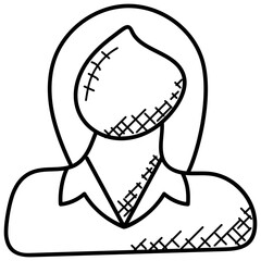 
A woman with business attire is business woman
