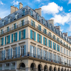 Obraz premium Paris, the beautiful Rivoli street