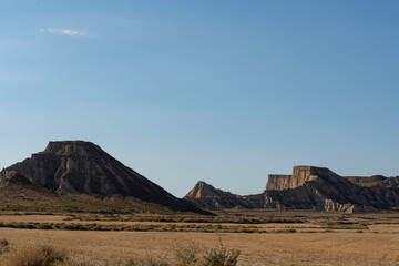 Fototapeta na wymiar desert mountains landscape, it is a dry and arid land