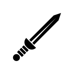 Naklejka premium sword icon element of weapon icon for mobile concept and web apps. Thin line sword icon can be used for web and mobile. Premium icon on white background