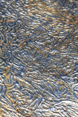 Close up  shot of abstract cut metal background