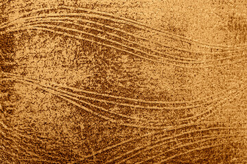 Brown textured leather background. Abstract leather texture.