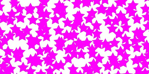 Fototapeta na wymiar Light Purple vector background with colorful stars.